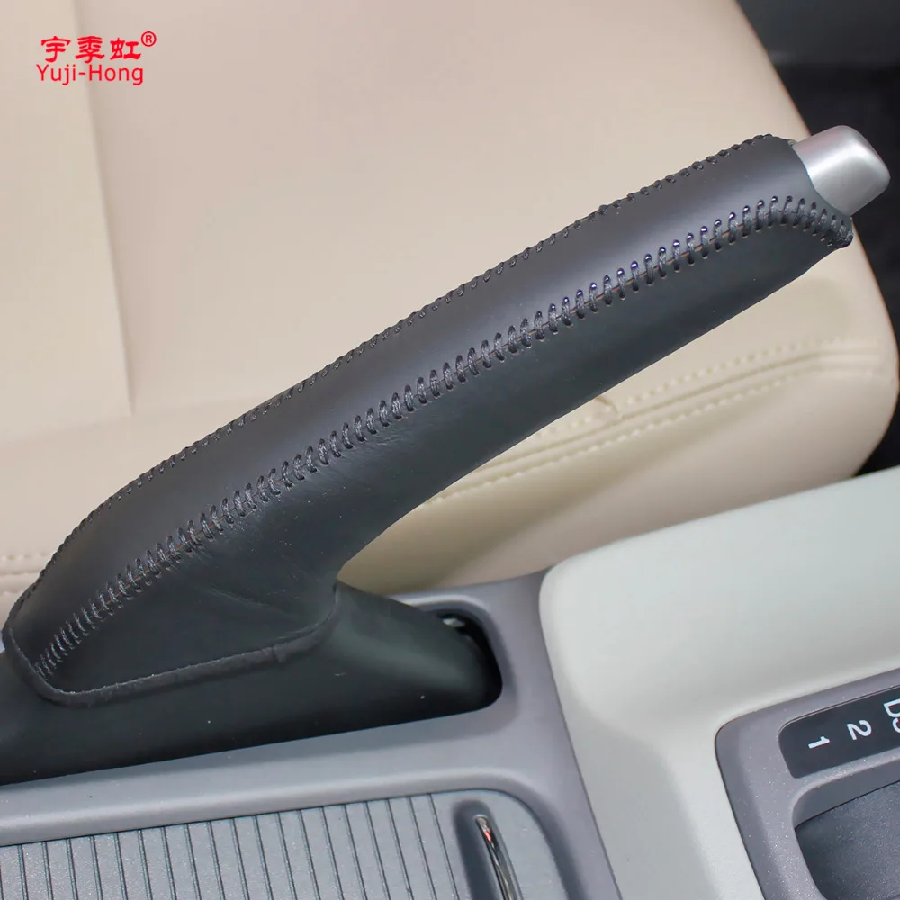 Чехлы для автомобильных ручных тормозов Yuji-Hong чехол Honda CIVIC 9 2011-2015 чехлы Стайлинг