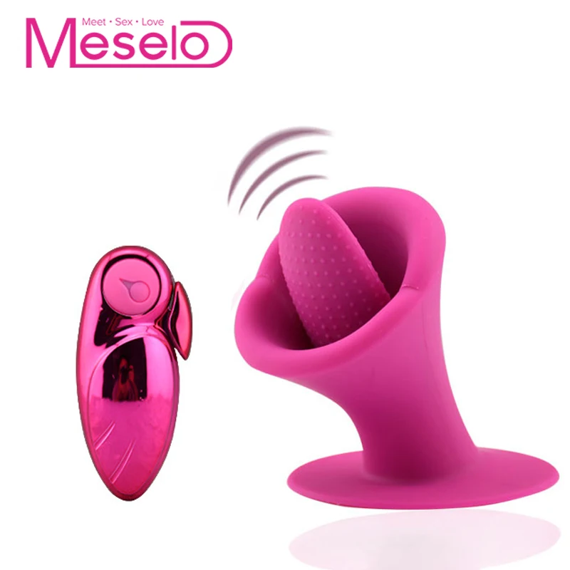 Вибратор язык Meselo 10 режимов интимные игрушки для женщин мастурбатор с