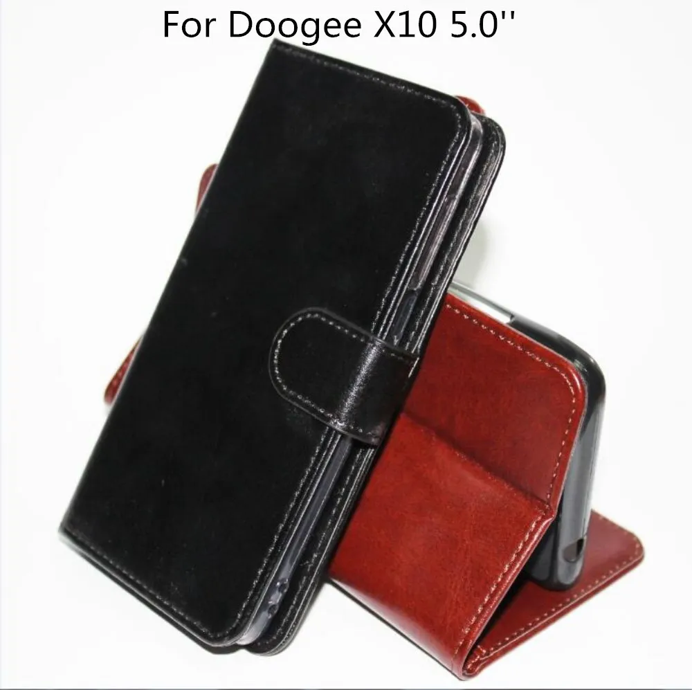 Для Doogee X10 5.0 ''Капа Роскошный кошелек кожаный флип чехол Обложка с держателем