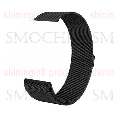 Black Milanese Smochm IWO 8 Plus Беспроводное зарядное устройство Bluetooth наручные спортивные Смарт-часы DIY Cockface Шагомер Умные часы для Apple Watch Andriod - Цвет: Black Milanese