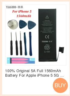 5А Полный Аккумулятор 1960 мАч для Apple iPhone 7 7G iPhone7 реальная емкость нулевой цикл с ремонтным набором инструментов
