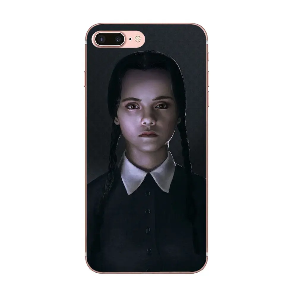 Soft Capa For Samsung Galaxy Note 5 8 9 S3 S4 S5 S6 S7 S8 S9 S10 mini Edge Plus Lite Wednesday Addams Family Cell | Мобильные