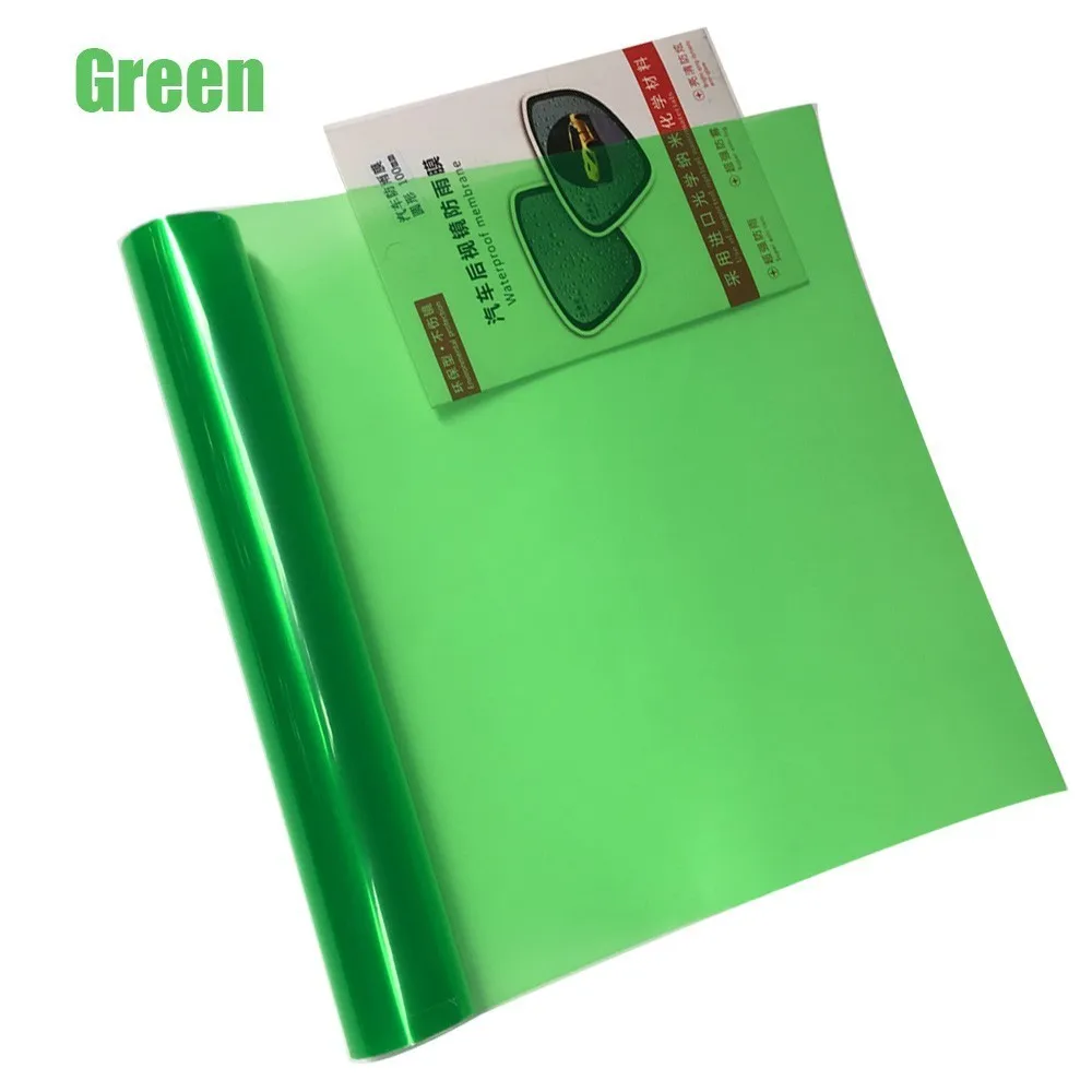 Green 40*150 см автомобильный головной светильник, задний светильник, дымчатый противотуманный светильник, тонированная пленка, сделай сам, пленка виниловая оберточная наклейка, многоцветные декоративные наклейки для автомобиля - Название цвета: Green