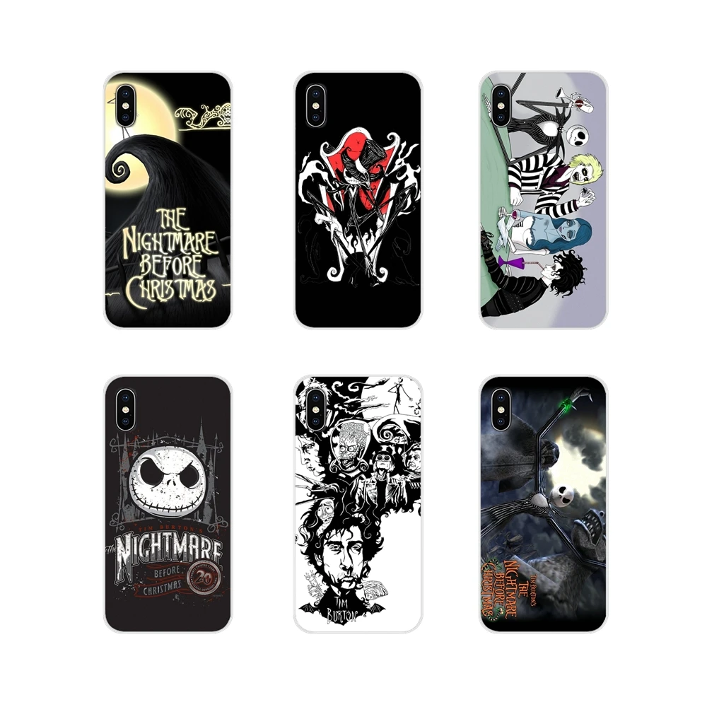 Чехол для мобильного телефона с кошмаром перед Рождеством Tim burton Samsung Galaxy A5 A6S A7 A8