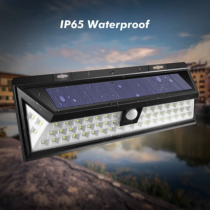 Jiaderui IP65 Водонепроницаемый 90 led Солнечный свет открытый сад фонари ПИР движения