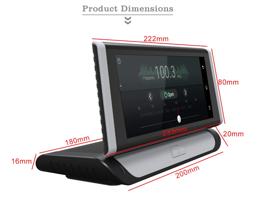 Anfilite 10 шт. 6 86 &quot3G/4G Android автомобильный видеорегистратор 1080P GPS навигация ADAS Full HD