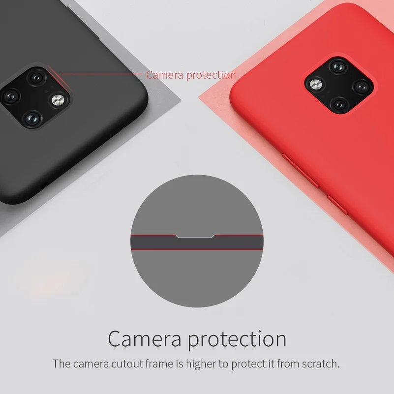 Чехол для huawei mate 20 pro чехол Nillkin Мягкий Гладкий силиконовый защитный телефона 6 39