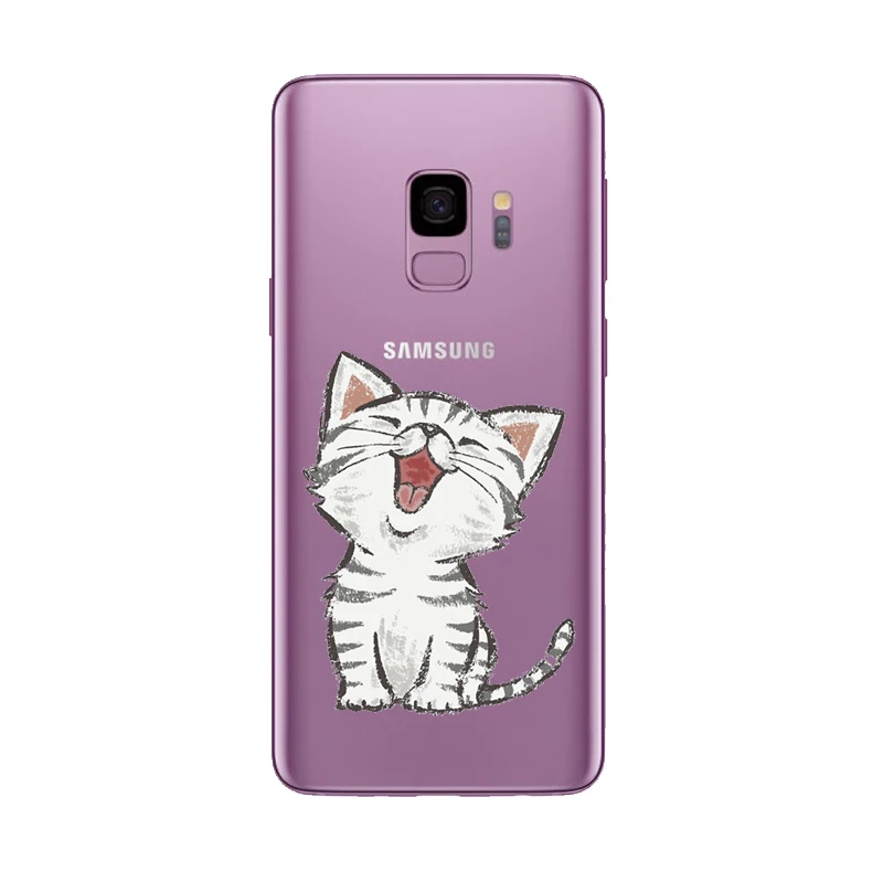 Чехол для телефона с изображением любящих животных Samsung Galaxy S6 S7 Edge чехол кота J2 J5