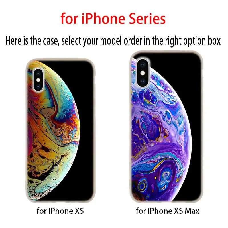Красивая планета арт чехол силиконовый мягкий для iPhone 12 11 Pro X XS Max XR 6 6S 7 8 plus 5S SE