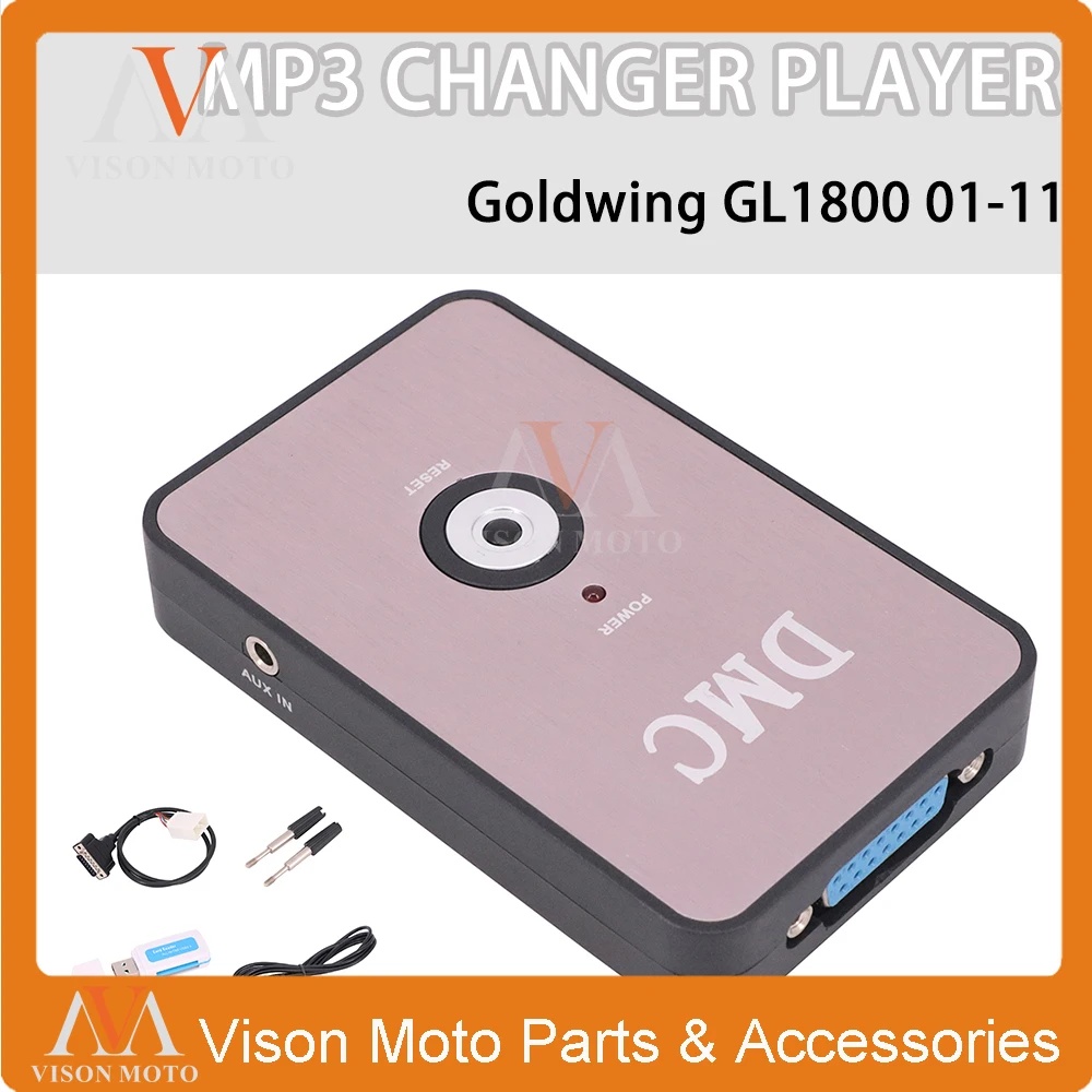 Цифровой Mp3 плеер для HONDA Goldwing GL1800 GL 1800 2001 2002 2003 2004 2005 2006 2011|Накладки и декоративные