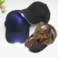 bright glow in dark reading fishing jogging light up led sport hat baseball caps luminous holiday hat for unisex outdoor party