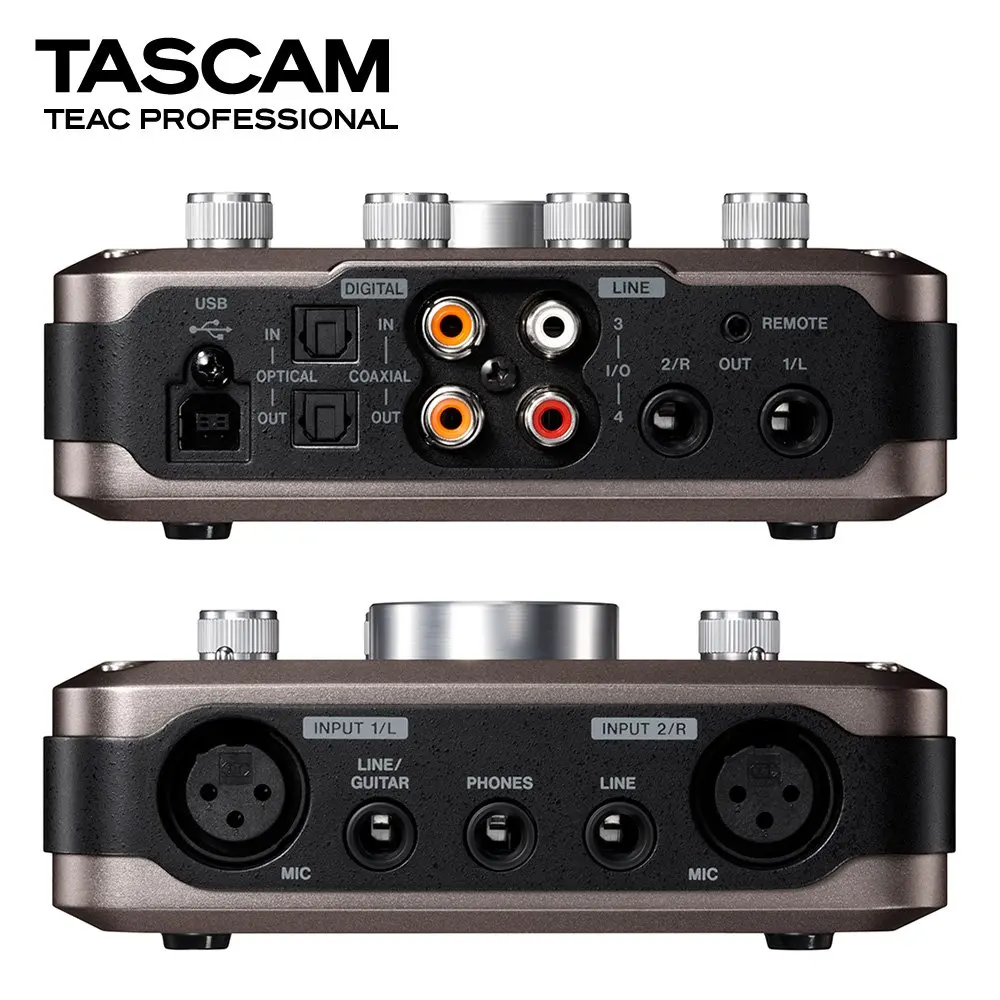 Оригинальный TASCAM US 366 professional USB аудио интерфейс Запись Звуковая карта с