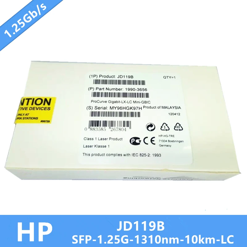 Модуль приемопередатчика JD119B SFP гигабитный модуль DDM 1000Base LX SMF 100% нм 10 км нужен