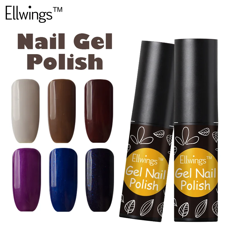 Ellwings Гель лак для ногтей высокого качества DIY Nail Art Salon горячая Распродажа 29 цветов
