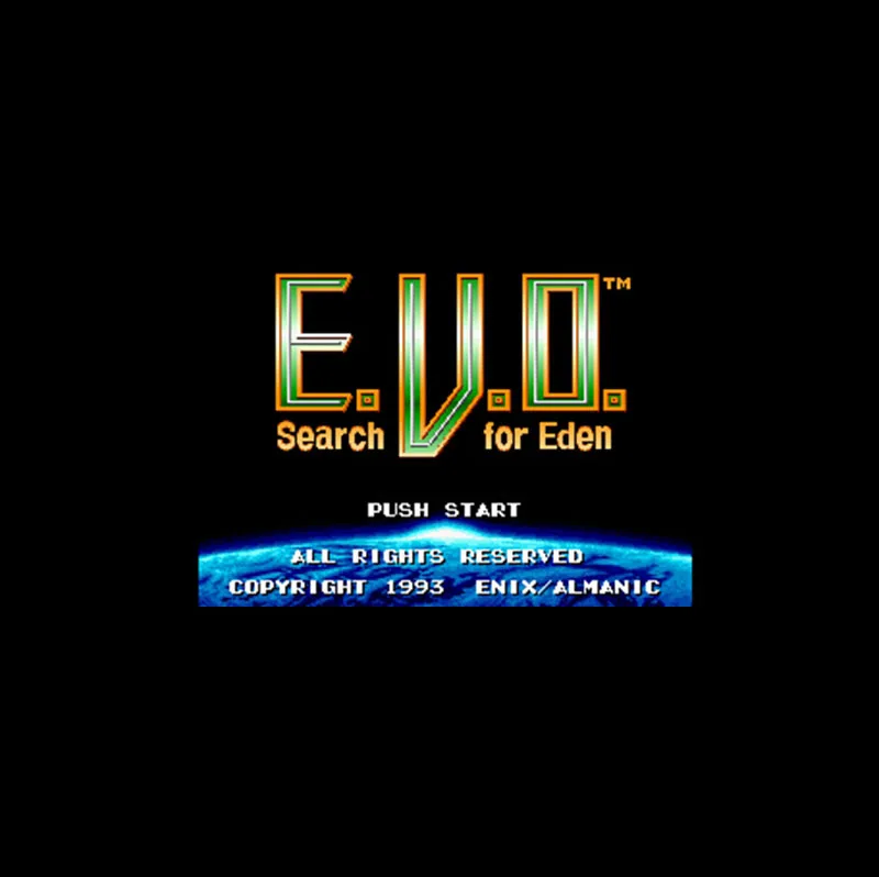 E.V.O. Поиск для Eden 16 бит большой серый карточная игра США NTSC игры|Картриджи| |