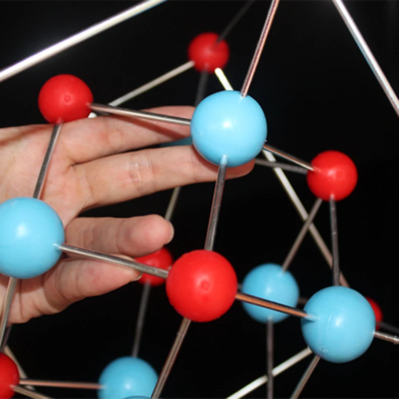 Calciumfluoride Fluorspar Calcium fluoride unit cell crystal structure model CaF2 Inorganic molecular space configuration | Канцтовары