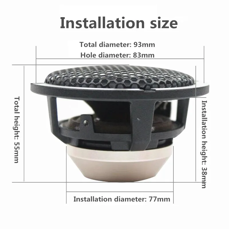 1 набор автомобильный аудио столб изменение трехкомпонентный каталитический