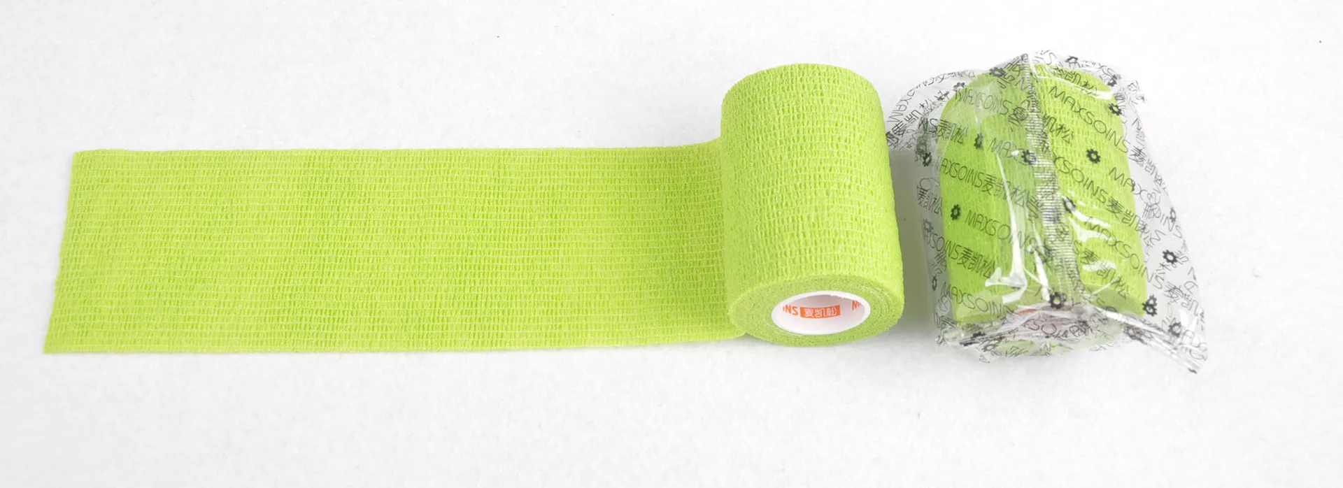 Спортивная лента Kinesiotape 7,5 см* 4,5 м Спортивная кинезиологическая эластичная повязка липкая обертка защита от растяжений - Цвет: Зеленый