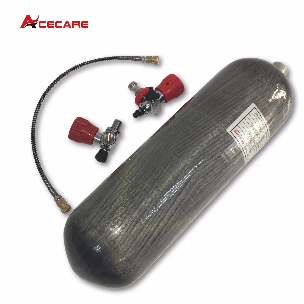 

AC168101 airforce pcp 6.8L CE hpa/paintball tank diving cylinder 4500psi m18*1.5 thread for breathing apparatus compressed air