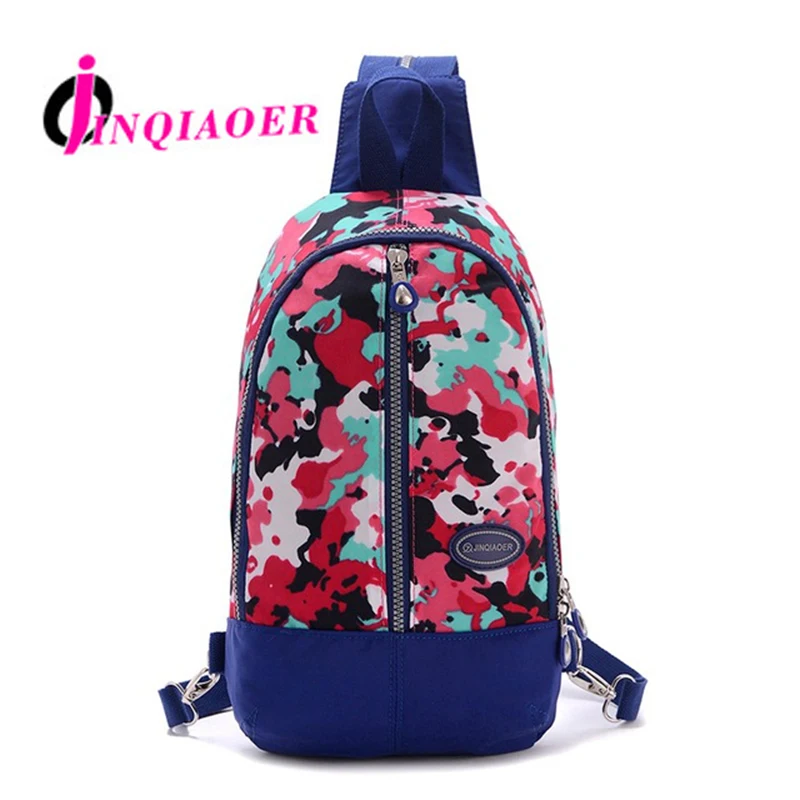 JINQIAOER Woman Nylon Bag Women Chest For Handbag Casual Shoulder Travel Crossbody Bags Bolsa Feminina WH395 | Багаж и сумки