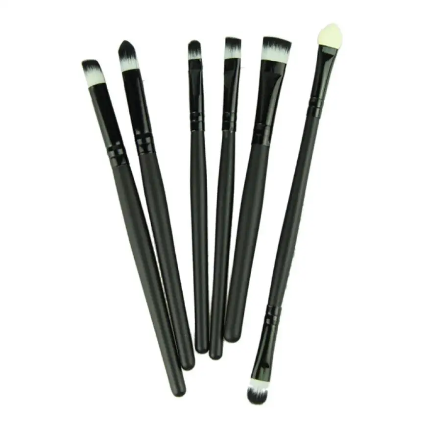 Новый Топ Моды 6 шт Макияж инструмент кисть для глаз тени век подводка нос