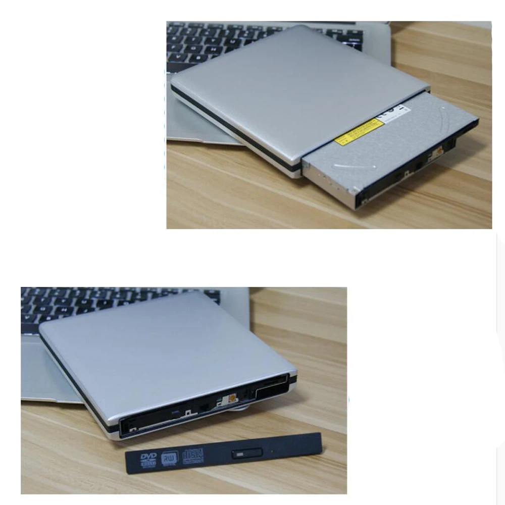 Чехол для оптического привода 12 7 мм USB 3 0 + Type C 1 SATA внешний корпус мобильного
