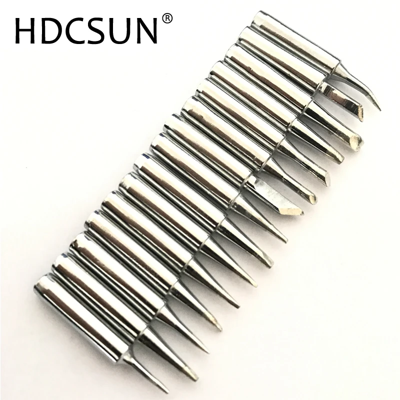 Высококачественный бессвинцовый наконечник паяльника 15 шт./лот 900M T для 936 saike 909