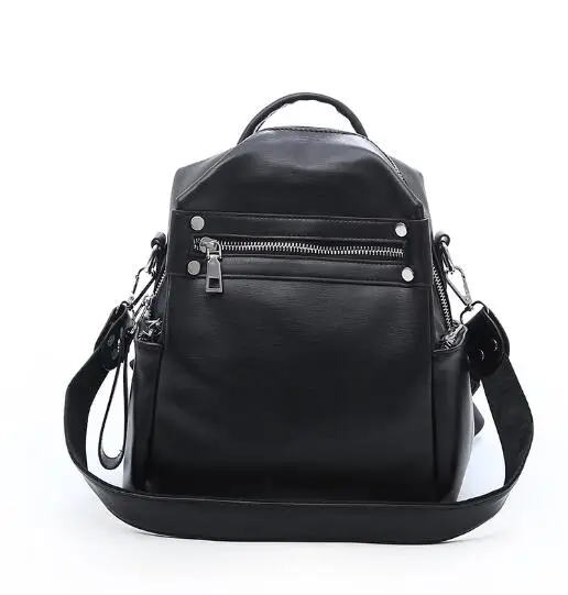 black JY6817 Женский рюкзак, новинка, сумка через плечо, многоцелевой, Повседневный, модный, для девушек, маленький рюкзак, дорожная сумка для девушек, рюкзак - Цвет: black JY6817