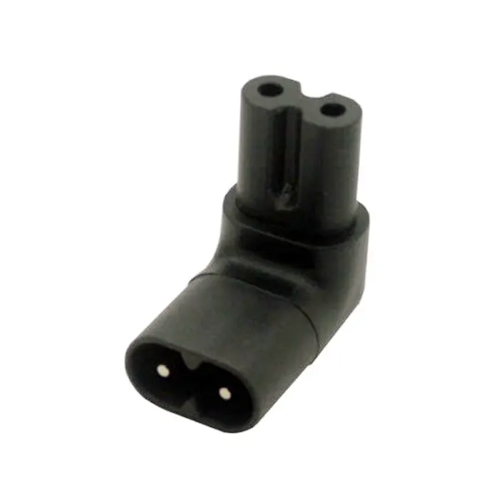 Figure 8 IEC 320 C7 to C8 90 Degree Up Down Angled AC Power Extension Adapter | Компьютеры и офис