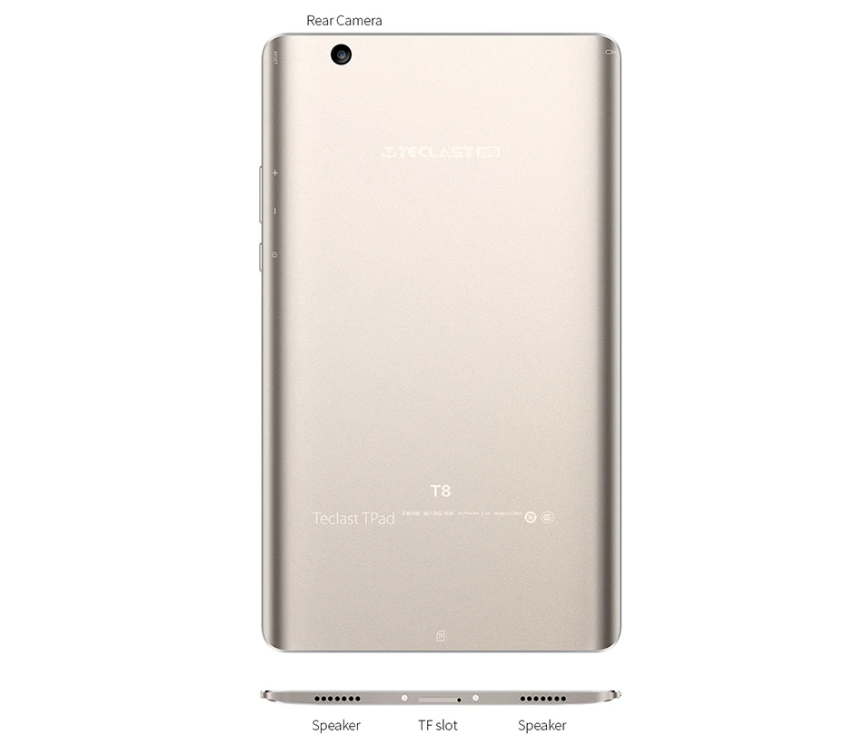 Teclast T8 8,4 дюймов Android 7,0 шестиядерный 4G+ 64G Android планшетный ПК WiFi Bluetooth планшеты Распознавание отпечатков пальцев