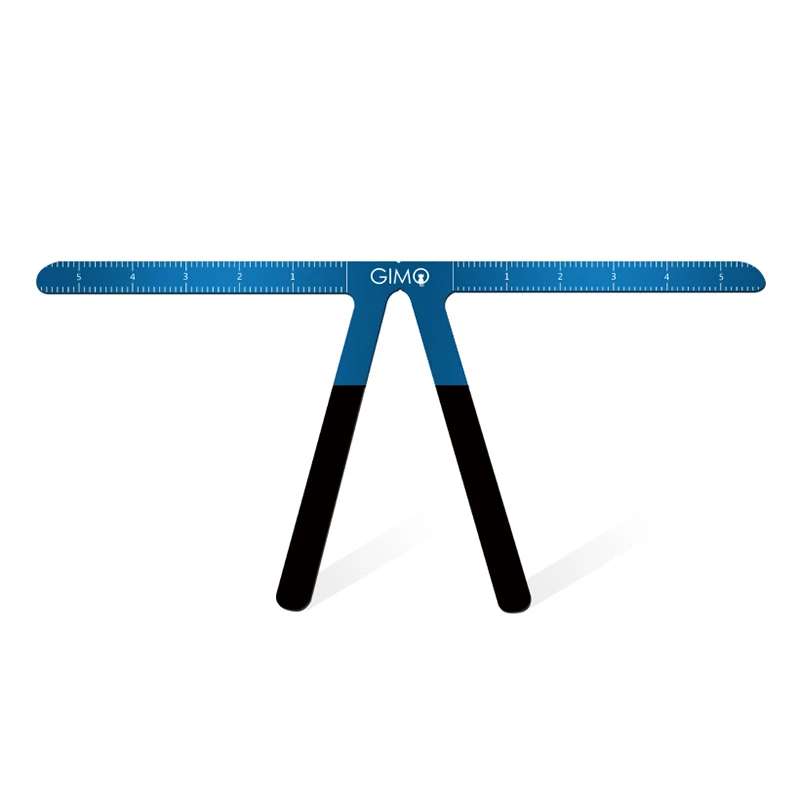 Макияж Tool Kit 5 цвет Pro металлического сплава бровей Shaper правитель татуировки