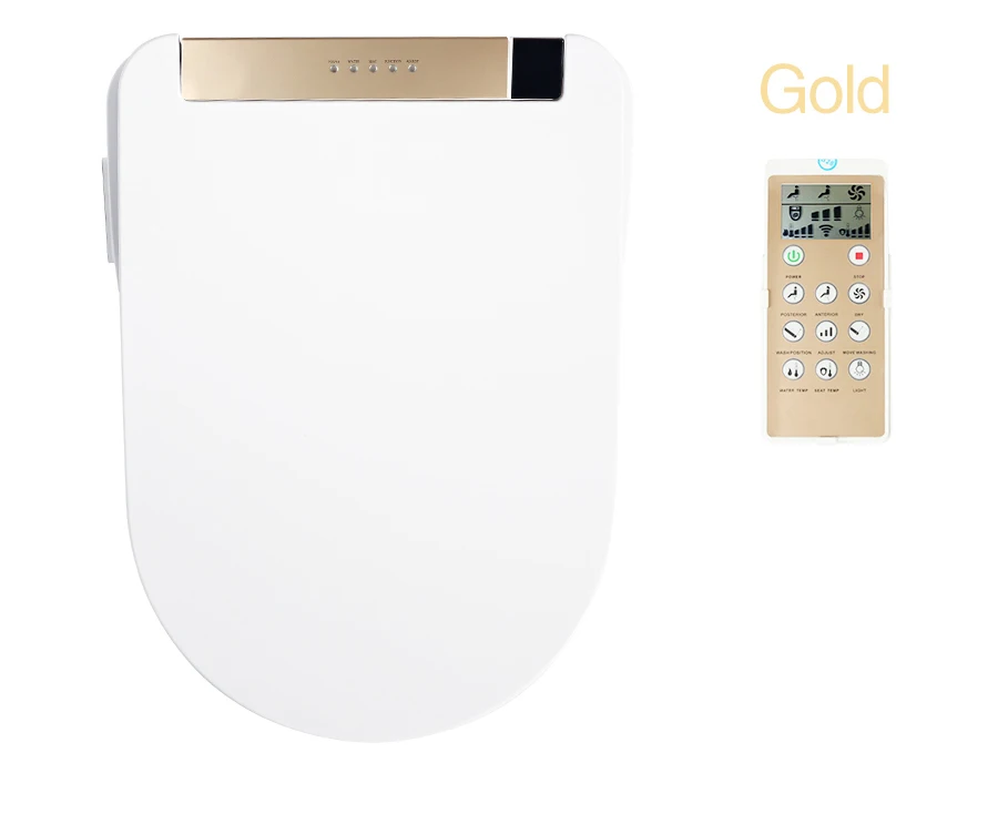 KOHEEL LCD 3 Color Intelligent Toilet Seat Elongated Electric Bidet Cover Smart Bidet Heating Smart Toilet Seat