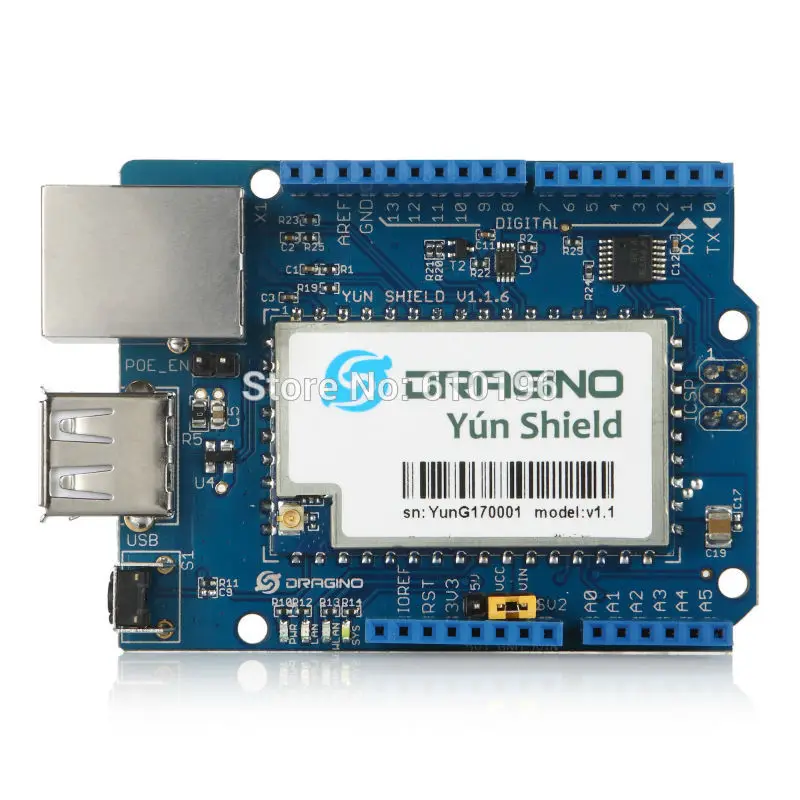 Yun Щит Плата расширения с PCB антенна для Arduino Leonardo Duemilanove Diecimila Mega2560|yun shield|board