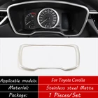 Нержавеющая сталь для Toyota corolla 2019 2020 Автомобильная рамка приборной панели украшение крышка отделка стикер автомобиля Стайлинг Аксессуары 1 шт
