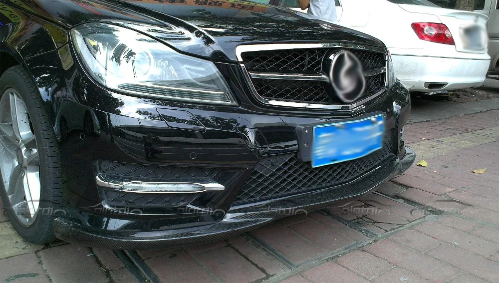 GOD HAND style передний спойлер для бампера для Mercedes Benz W204 C300 2012