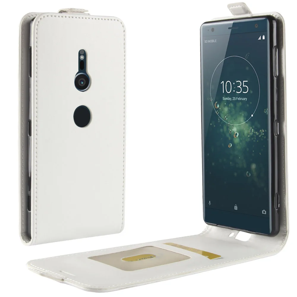 Abhoriz чехол для Sony Xperia XZ2 кожа casew Ith слот карты фото Рамки Защитная крышка |