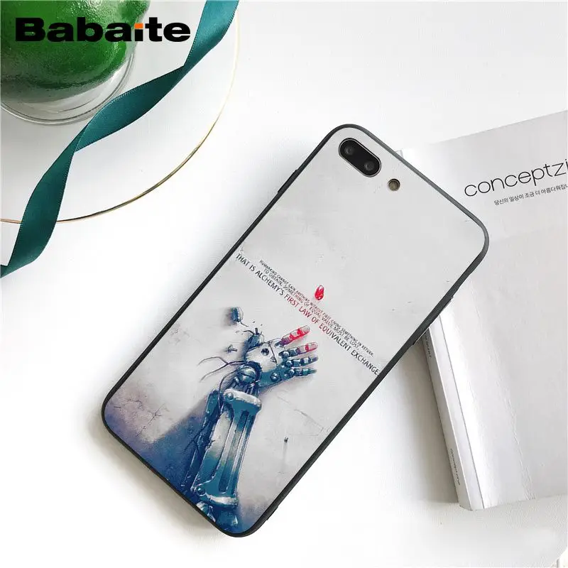 Babaite металлический чехол для телефона аниме «Братья алхимиков» для iphone 11 Pro 11Pro Max X XS MAX 6 6S 7 7plus 8 8Plus 5 5S XR