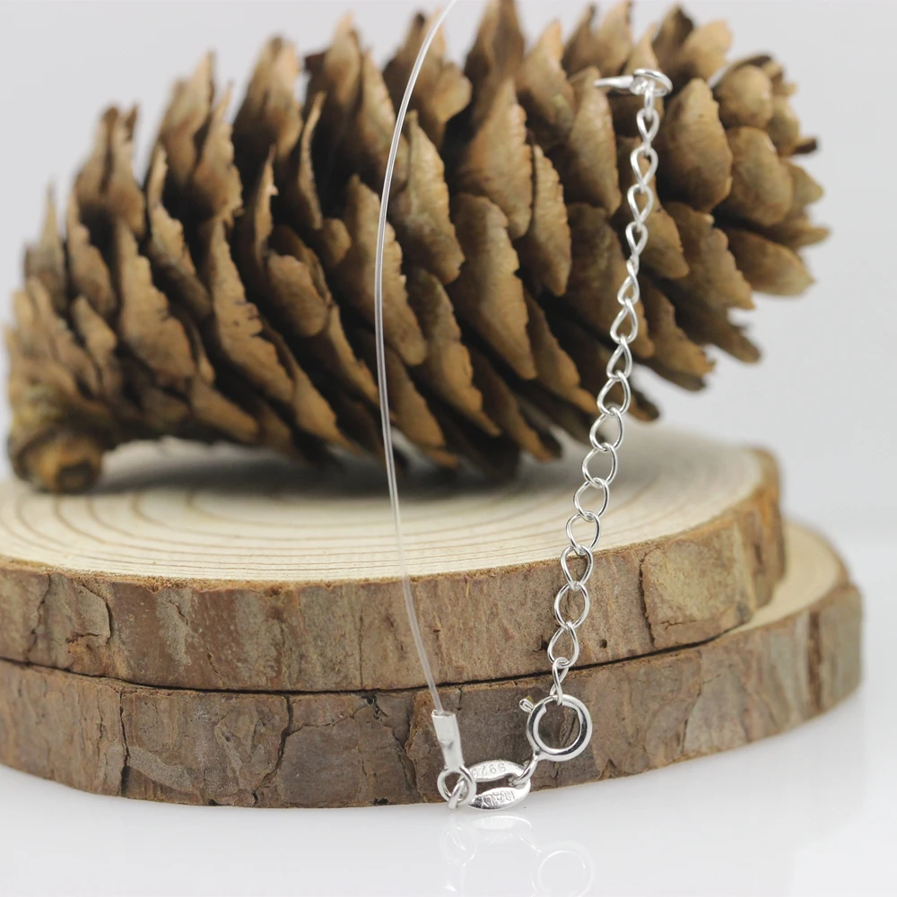 Лидер продаж прозрачная нейлоновая цепочка ожерелье с опалом Хамса прозрачное