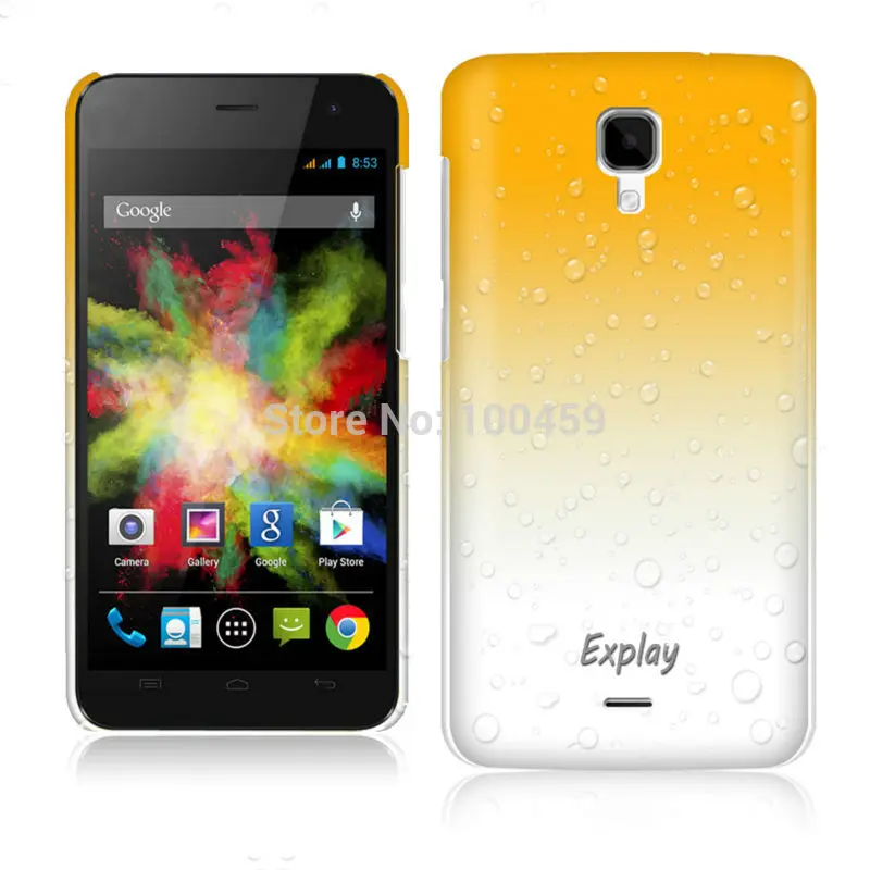 3D Raindrop Design Transparenet Plastic Skin Cover For Explay Vega Phone Case |