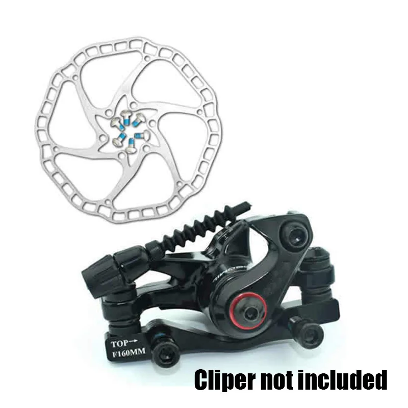 Ultra-light Bicycle Hydraulic Disc brake Rotors MTB bike Road Racing Bike Brake Rotor 140mm / 160mm 44mm 6 bolts | Спорт и