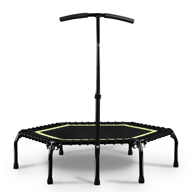 45inch Green 40-дюймовый приглушенный круглый батут для детей для ношения в помещении, развлекательный инструмент для взрослых Фитнес тренировки для стабильных тренировок несущей 150 кг - Цвет: 45inch Green