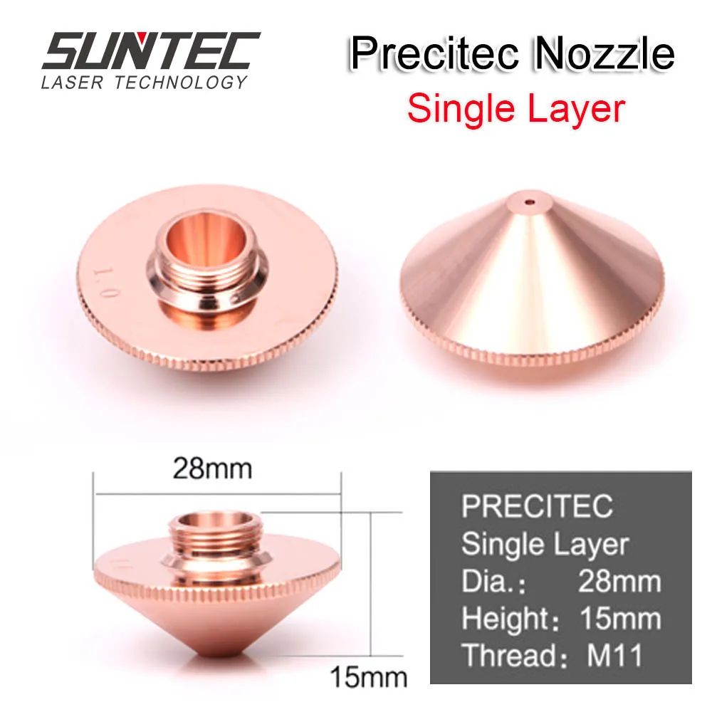 Suntec PrecitecWSX однослойное сопло диаметром 28 мм Калибр 0 8 4 similiar P0591 571 00010 precitec головных