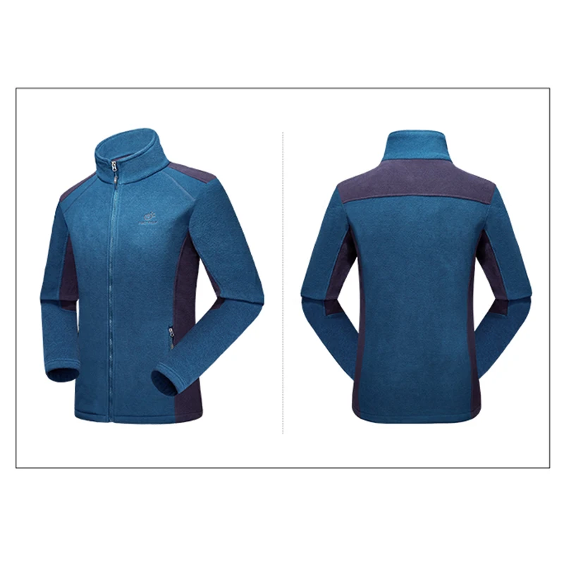 

TECTOP Autumn Winter Men Outdoor Hiking Climbing Fleece Jacket Thicken Thermal Keep Warm Windbreaker Coat Windproof Skiwear