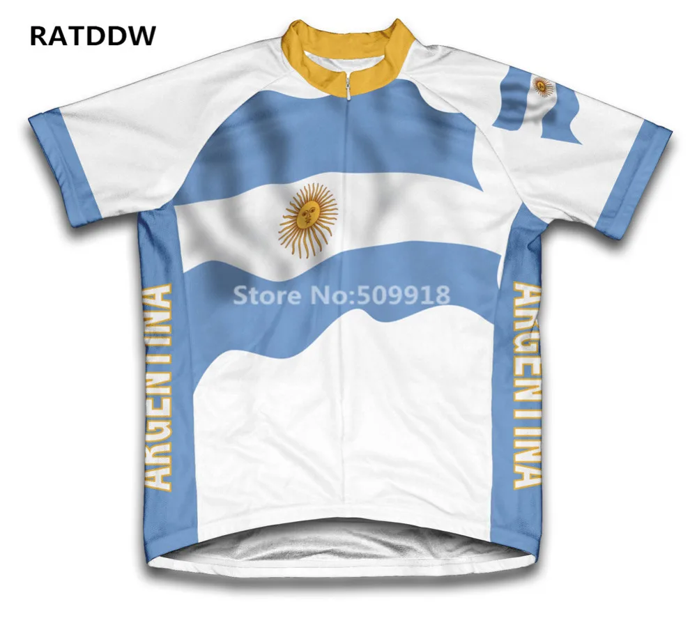 Футболка велосипедная унисекс с флагом Аргентины|ropa ciclismo|jersey ropa ciclismowomen cycling clothing