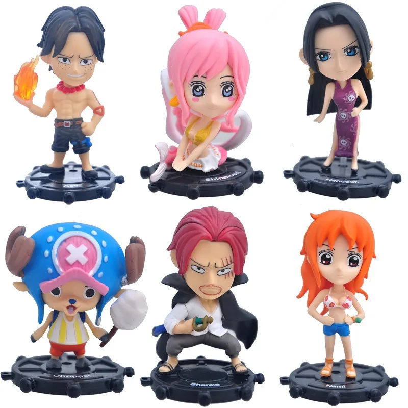 9 см одна штука Чоппер Nami Shanks Ace фигурка куклы игрушки ПВХ Коллекционная модель