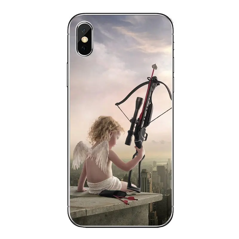 ТПУ Прозрачная крышка кожи для huawei P20 Lite Nova 2i 3i 3 GR3 Y6 Pro Y7 Y8 Y9 Prime 2018 2019 ангелы Обои