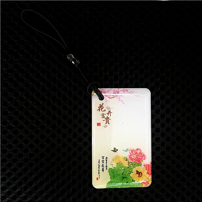 1Pcs 13.56Mhz UID Changeable S50 UID Rewritable NFC RFID Badge Chinese Magic 1K Card Token tag Keyfob keychain key fob ring - Цвет: NO.7