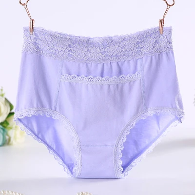 purple Jerrinut сексуальное физиологическое согревающее Дворцовое нижнее белье водонепроницаемые карманы бесшовные хлопковые трусики размера плюс XL XXL XXXL брюки XXXXL - Цвет: purple