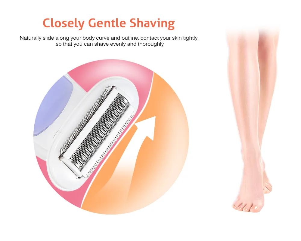 Женский электрический триммер POVOS Многофункциональный беспроводной для волос на