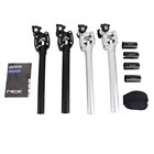 Подседельный штырь SR Suntour NCX для велосипеда, амортизирующий Подседельный штырь для горного велосипеда 27,2, 28,6, 30,0, 30,4, 30,8, 31,6 мм х 33,9 мм, серебристо-черный, с адаптером